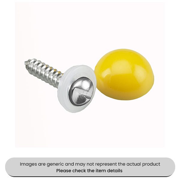 Security No. Plate Fixings Cap Dome Screws Assorted Box 80pcs