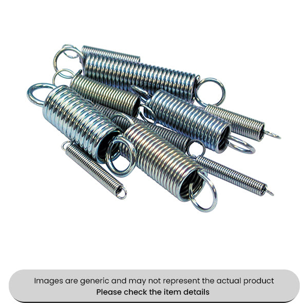 Zinc Plated Mini Springs Expansion Various Lengths & Widths Pack Qty 50