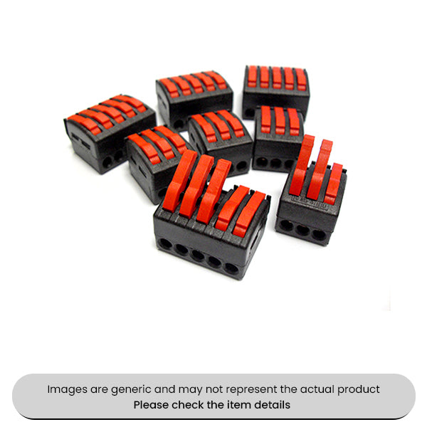3 Pole Piano Key Connectors Quick Release Pack Qty 10