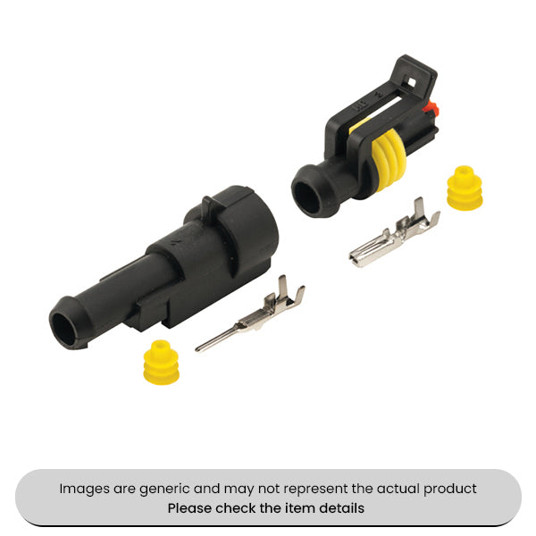 Superseal 1 Way Lightweight and Waterproof Connectors Kits Pack Qty 6