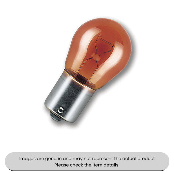 Osram BAU15s SCC Bulbs Stop/Tail/Indicator 12V, 21/5W Pack Qty 10