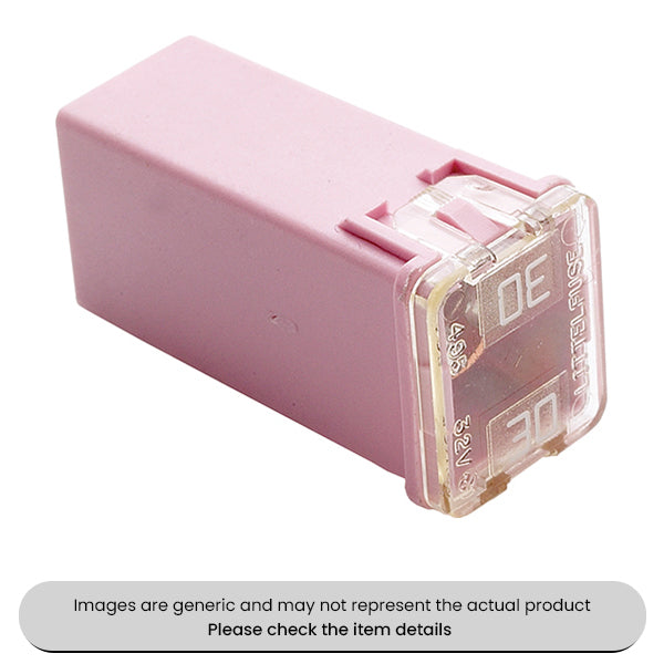 Red JCASE Standard Auto Cartridge Style Fuses 50AMP Pack Qty 3