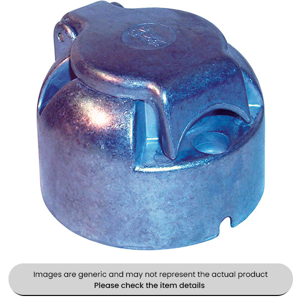 Caravan & Trailer Socket 7Pin, 12V Pack Qty 1