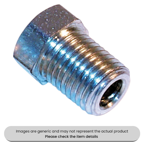 Long Male Brake Nuts 3/8" UNF Suits 3/16" Pipe Pack Qty 50