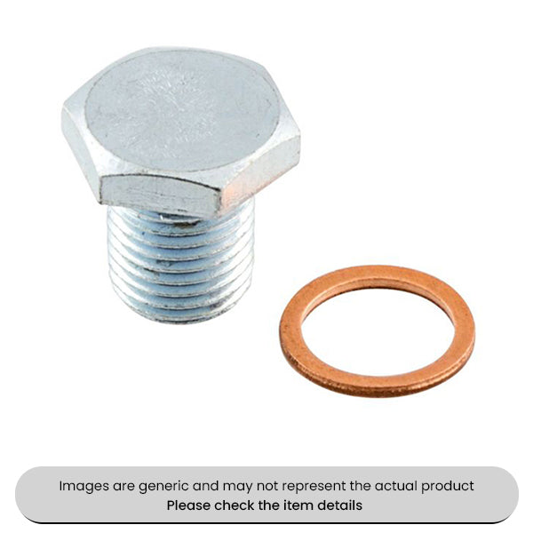 Sump Plugs & Washers Fiat and Vauxhall Pack of 2