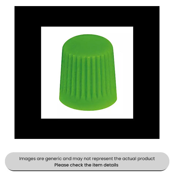 Green Plastic Valve Caps Tyre Valves And Inflation Pack Qty 100
