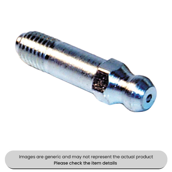 Long Straight Grease Nipples 1/4" UNF Pack Qty 50