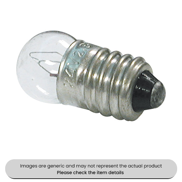 MES Bulbs Side/Instrument E10, 8.5MM Dia, 12V, 2.2W Pack Qty 10
