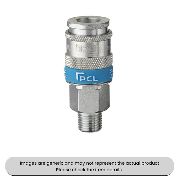 Male Taper PCL XF Series Euro Couplings 1/4" BSP Pack Qty 1