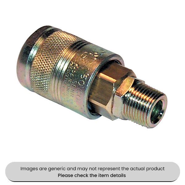 Male PCL 60 Series Couplings Made in Sheffield 3/8" BSP Pack Qty 1