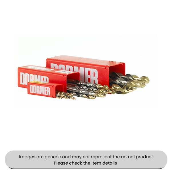 Dormer HSS Jobber Drills Metric Right Hand A002, 10.2MM Pack Qty 5