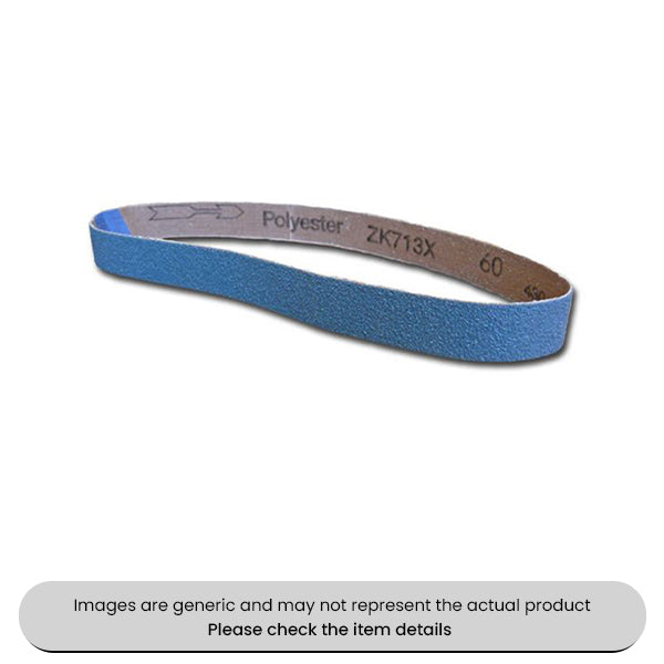 Sanding Belts Aluminium Oxide P80, 20X520MM Pack Qty 10