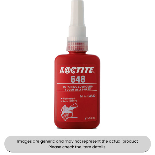 Sleeve & Bush Retainer 50ML Bottle For Retaining bearings, Liners Pack Qty 1