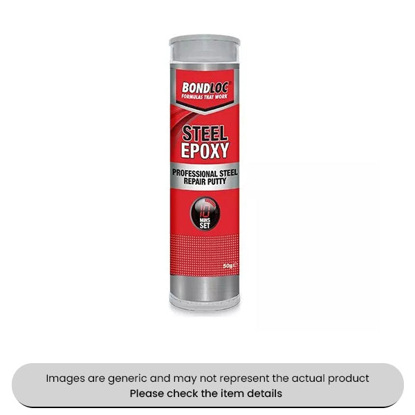 Grey Universal Bondloc Steel Repair Putty 50G Pack Qty 1