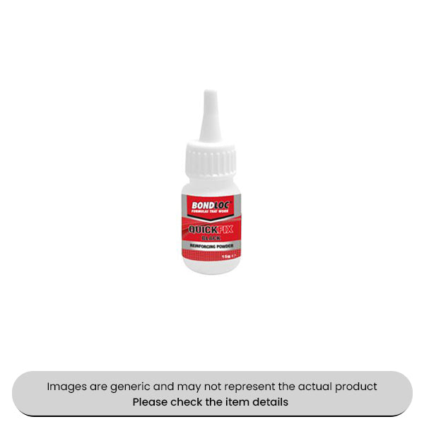 Black Universal Bondloc Reinforcing Powder 15G Pack Qty 1