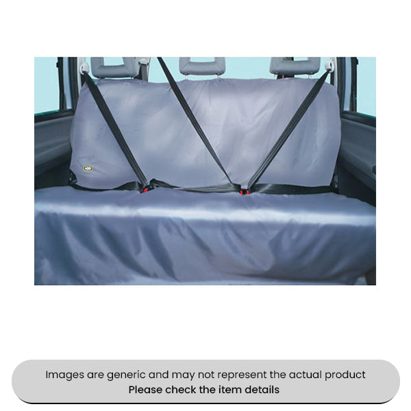 Black Heavy Duty Waterproof Fast Fit Rear Seat Cover 218X147CM Pack Qty 1