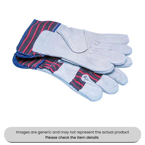 Canadian Pattern High Quality Work Gloves Chrome Leather Palms Pack Qty 5