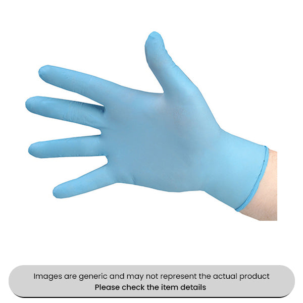 Blue Medium OnHand Disposable Gloves Nitrile Pack Qty 100
