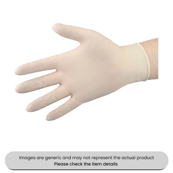 Large Disposable Gloves Powder Free Latex Pack Qty 100