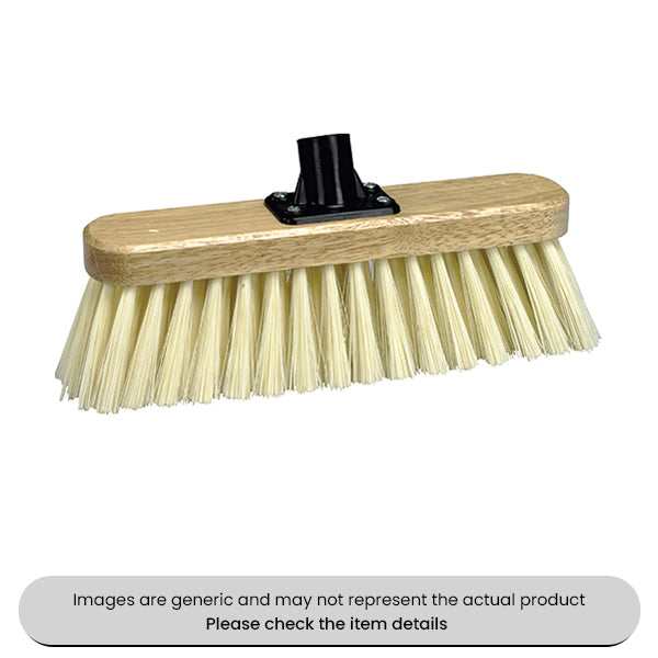 Soft PVC Broom Head Cream Bristles 15/16", 275MM Pack Qty 1