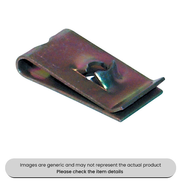 Zinc plated U Nuts No.8 Long Pack Qty 100