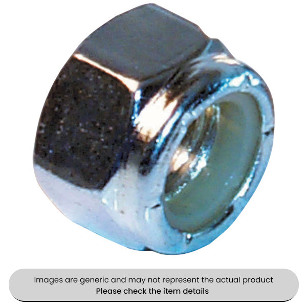 Zinc Plated Nylon Insert Locking Nuts P Type 3/16" UNF Pack Qty 200