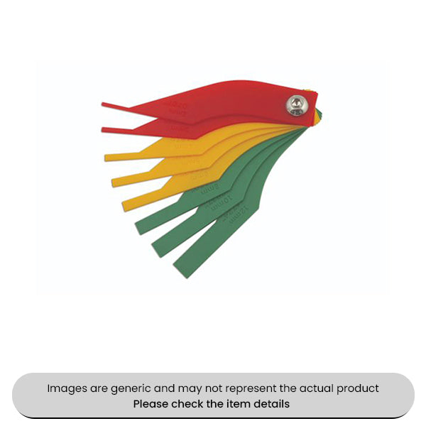 Green Yellow Red Brake Pad Thickness Gauge Pack Qty 1