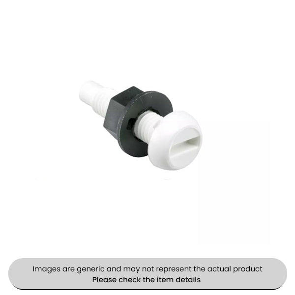 No. Plate Fixings White Slotted Nylon Nuts & Bolts 3/4" Pack Qty 100