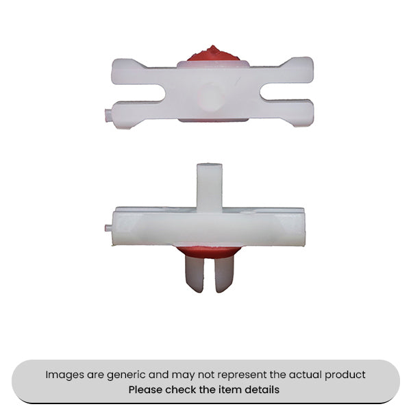 Weather Strip Side Moulding White Clip 18mm 6mm 5mm 4mm Pack Qty 25