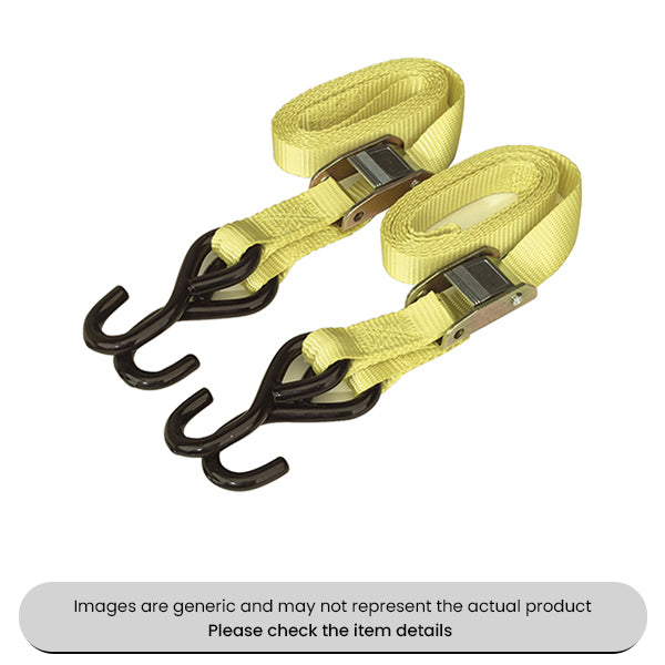 Locking Tie Down 25MMX1.8M, 400KG Pack Qty 2