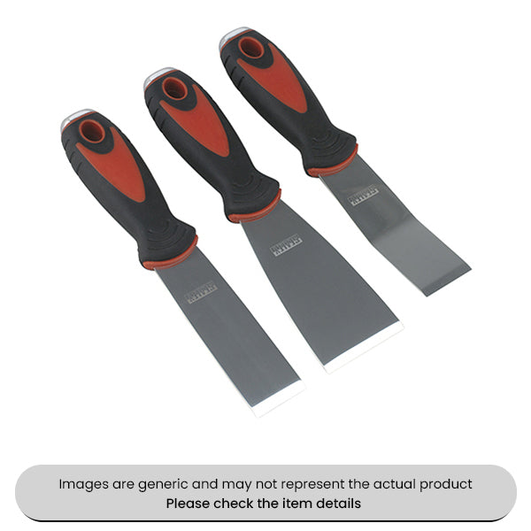 Stainless Steel Rigid Blades Scraper 3 Piece Set Pack Qty 1