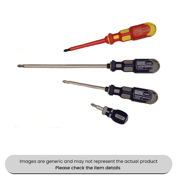 Standard High Grade Steel 1-For-6 Screwdrivers 25MM Blade Pack Qty 1