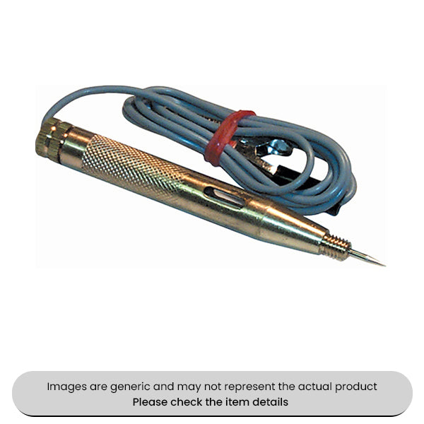 Circuit Testing Probe Brass 6V-24V, 1M Cable & Clip Pack Qty 1
