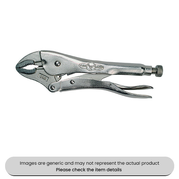 Locking Pliers Curved Jaw With Wire Cutters 5WR 125mm Pack Qty 1