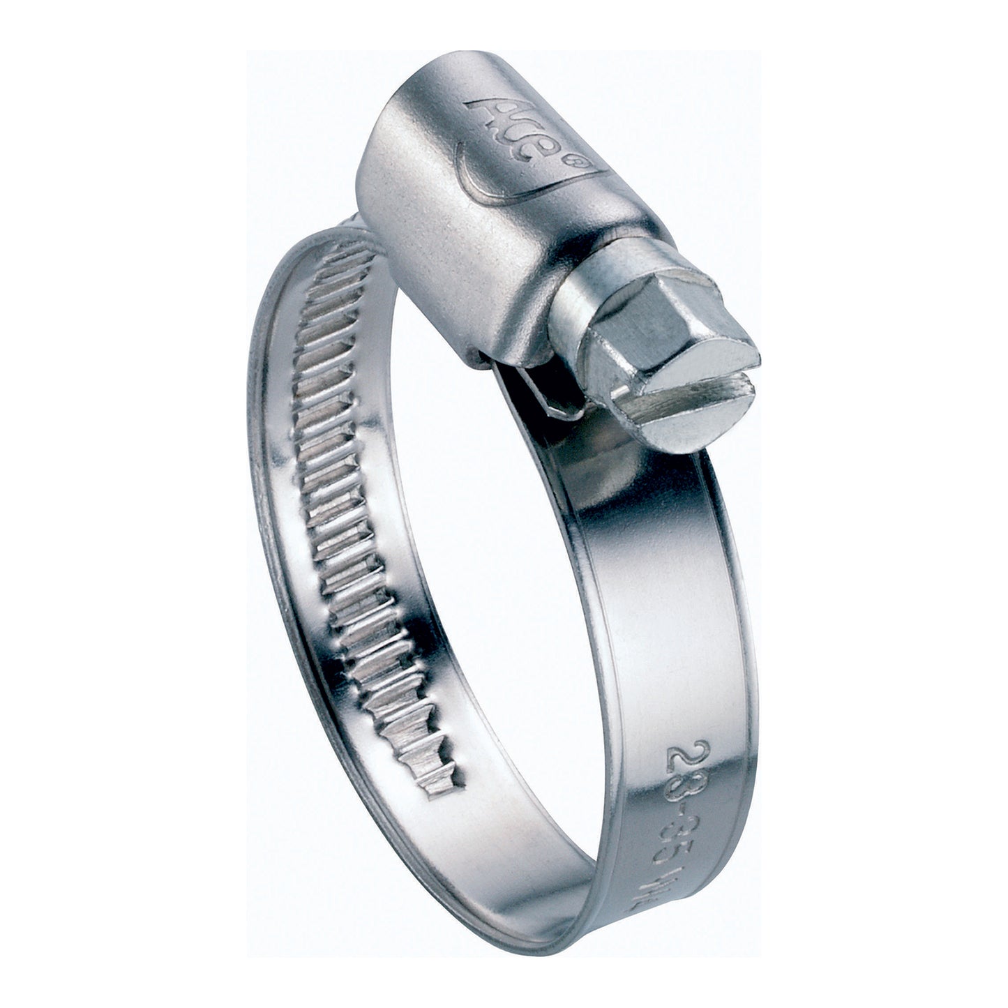 Ace W4 INOX Hose Clips 12mm Band 150-170mm Stainless Steel DIN3017 Pack of 10