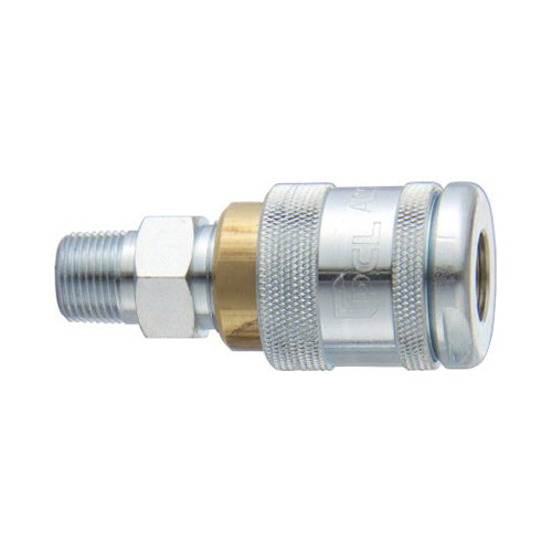 PCL 100 Series Coupling - 1/2" BSP Male, For Larger Air Tool Applications Qty 1