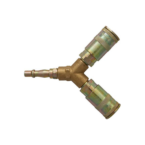 PCL Vertex Twin Coupling - Slim Profile, Integral Sleeve, For Portable Air Tools Qty 1