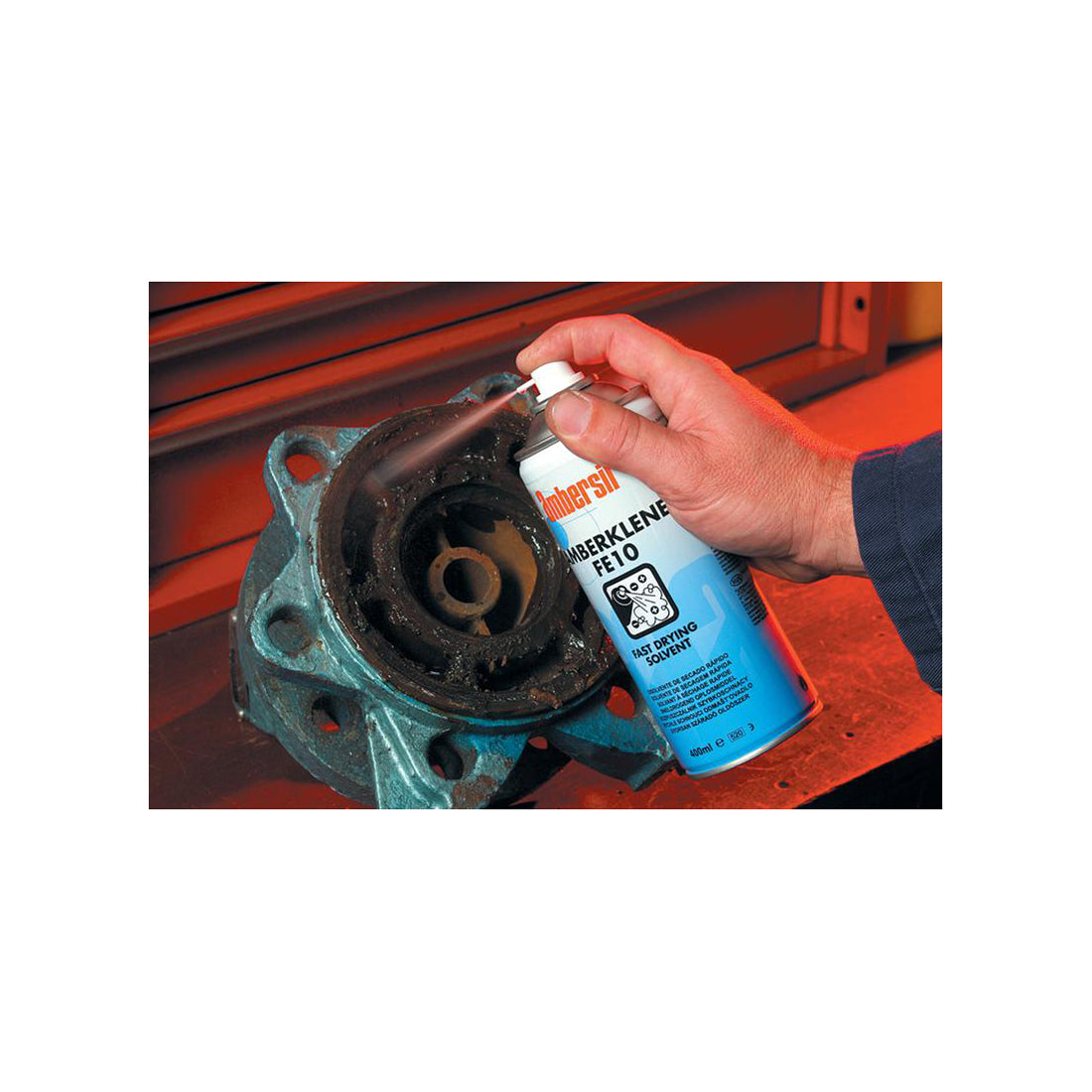AMBERSIL Amberklene FE10 400ml Aerosol Fast Evaporating Solvent Cleaner NATO Spec Qty 1