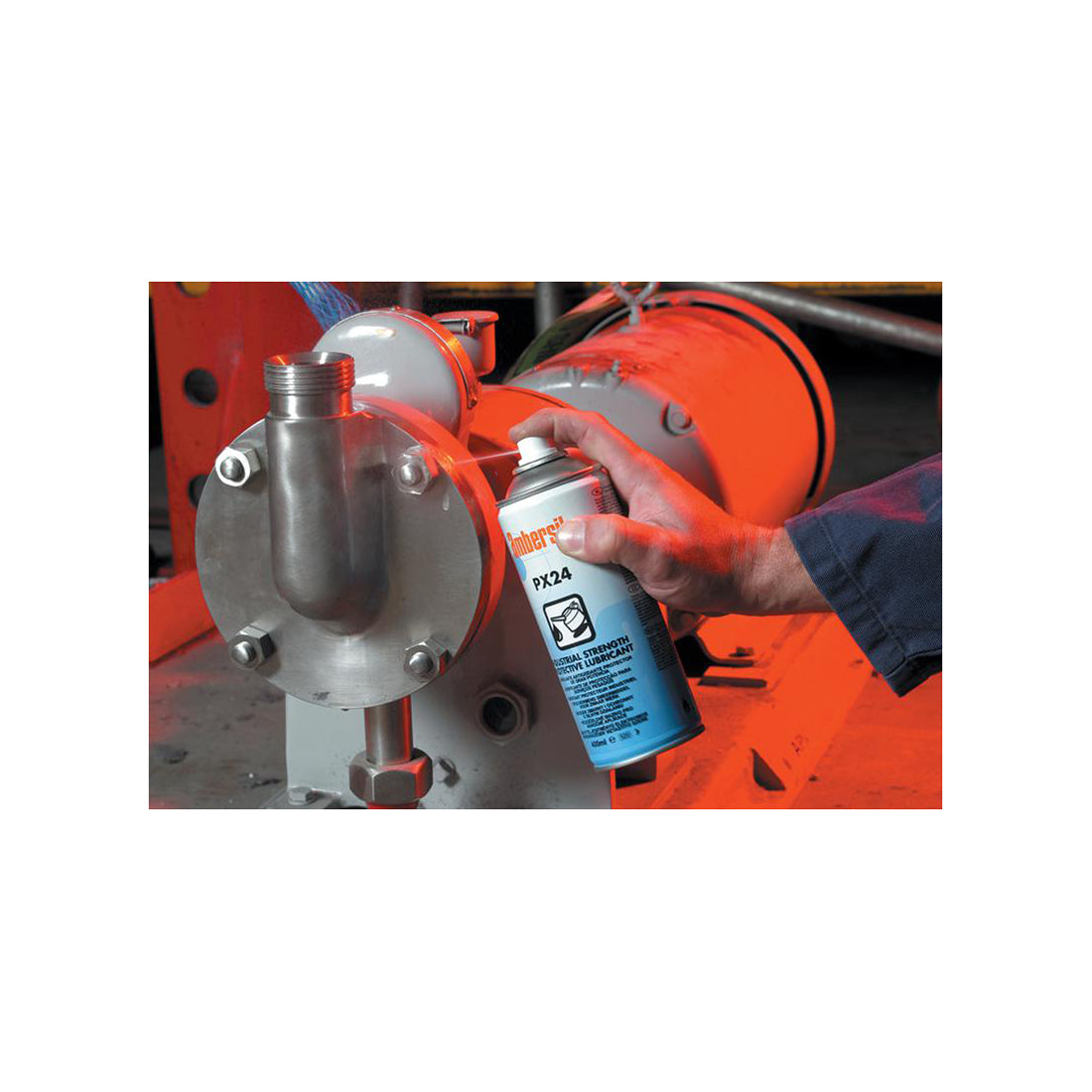 AMBERSIL PX?24 Industrial Maintenance Spray 400ml Aerosol NATO Spec Corrosion Inhibitor Qty 1