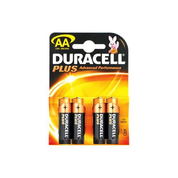 Duracell Plus Alkaline Battery Size AA (LR6) 1.5V Qty 20 x4