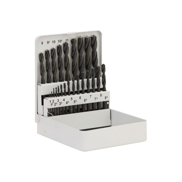 Alpen HSS Sprint Master Drill Bit Set 25pc Metric Sizes 1-13mm Metal Dispenser Qty 1 Set