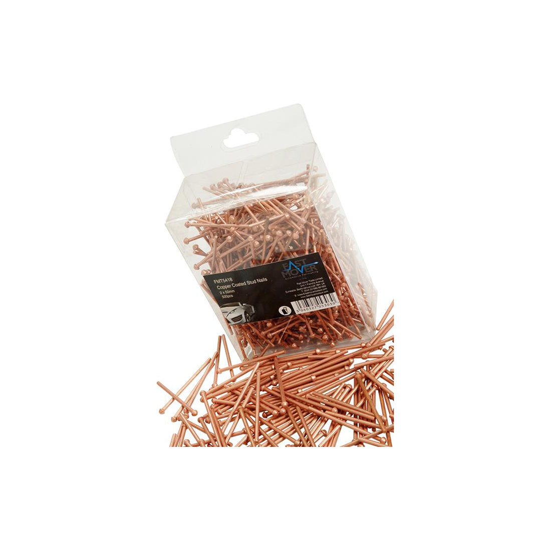 Stud Welding Panel Pins - 2 x 50mm, Copper Coated, For Dent Pulling Stud Welders Pack of 500