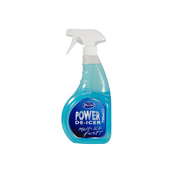 Decosol Power De?icer 750ml Spray High Strength Prevents Refreezing Pack of 6