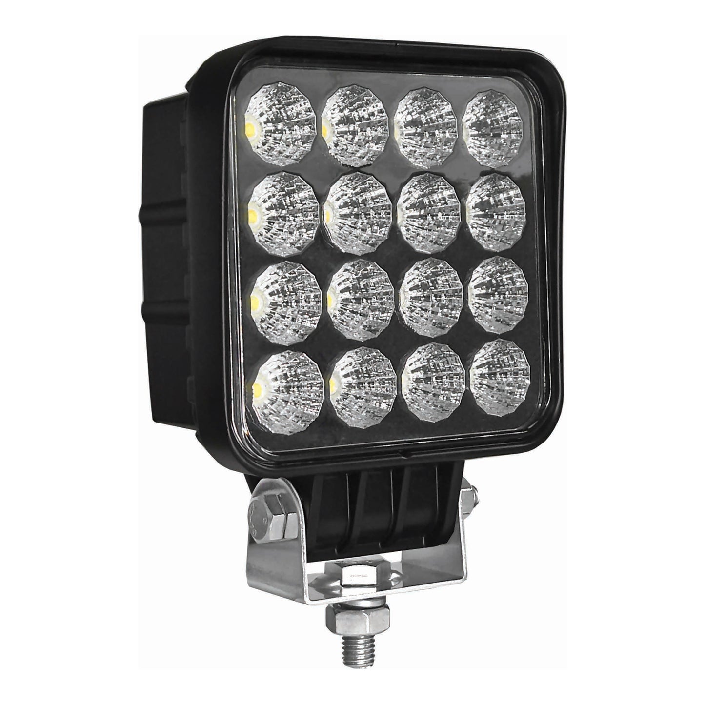 LED Worklamp - 4" High Power Square, 12?28V, 3200Lm, Aluminium Housing, Acrylic Lens, IP67, EMC Approved Qty 1
