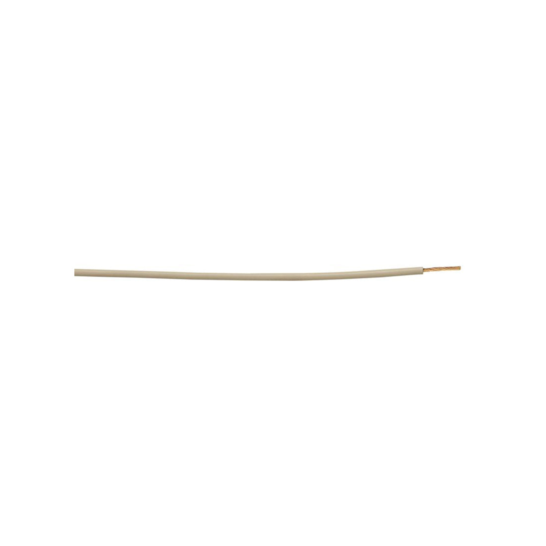 Thick Wall Single Cable - 1mm, White, 14/0.30 Strand, 50m Roll, 8.75A, For Commercial Applications Length 50 m