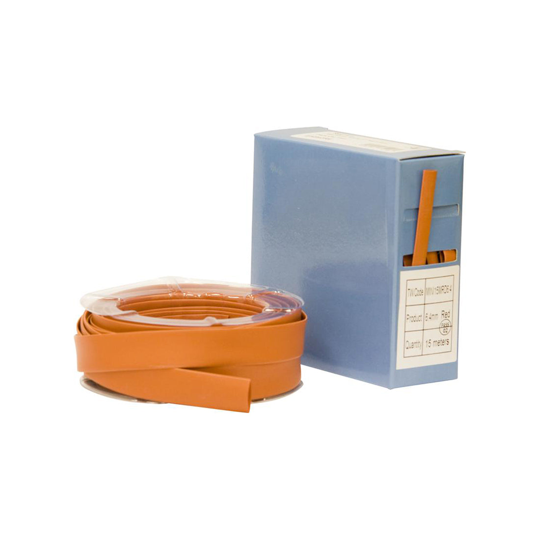 Heat Shrink Tubing Red 12.7mm - Polyolefin, 2:1 Shrink Ratio 0 0
