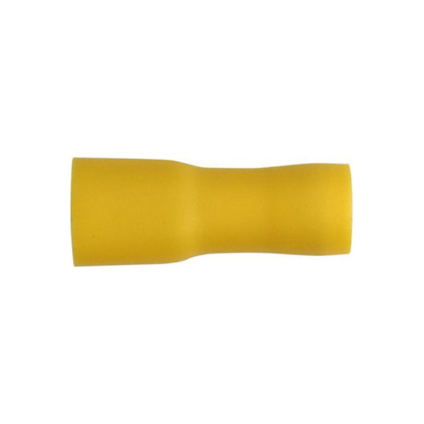 Yellow Fully Insulated Female Terminals 6.3mm for 4.0–6.0mm² Cable Pack of 100