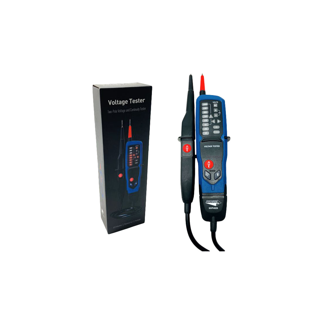 EV Voltage Detector - Up to 1000V AC/DC, LCD Backlit Display, BS EN61243?3 & EN61010 Compliant Qty 1