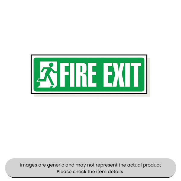 Fire Exit Adhesive 120X360MM Pack Qty 1