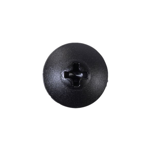 Screw Rivets - Flush, Ø5mm Hole, Ø11mm Flange x 18mm Stem, Black Pack of 50